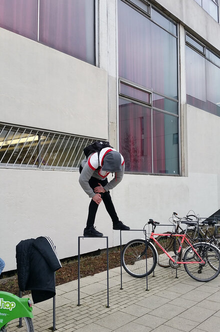 Photo 21 | Sabine CORNUS, Performance à partir du travail de Willi Dorner
